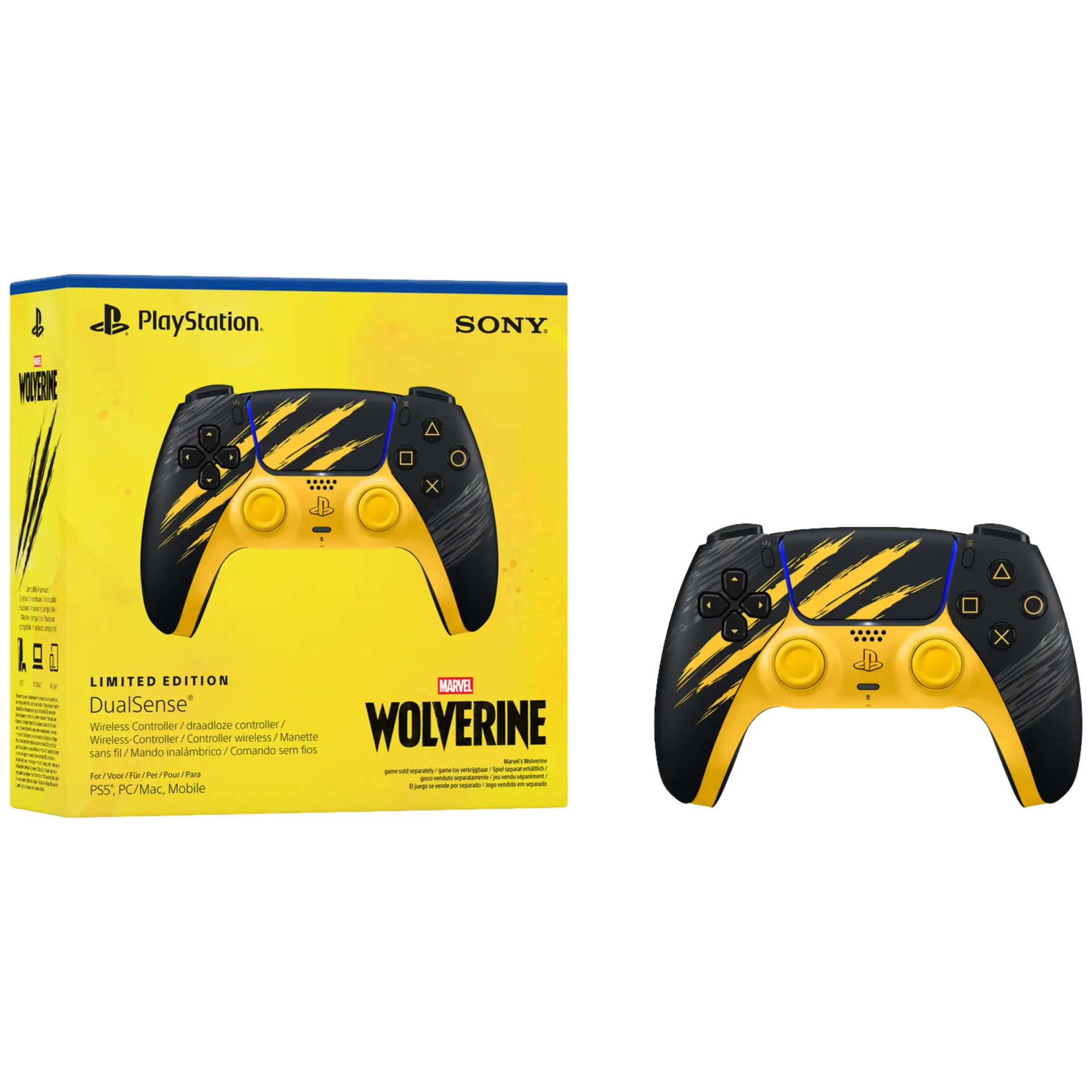 PlayStation DualSense Wireless Controller - Wolverine Limited Edition