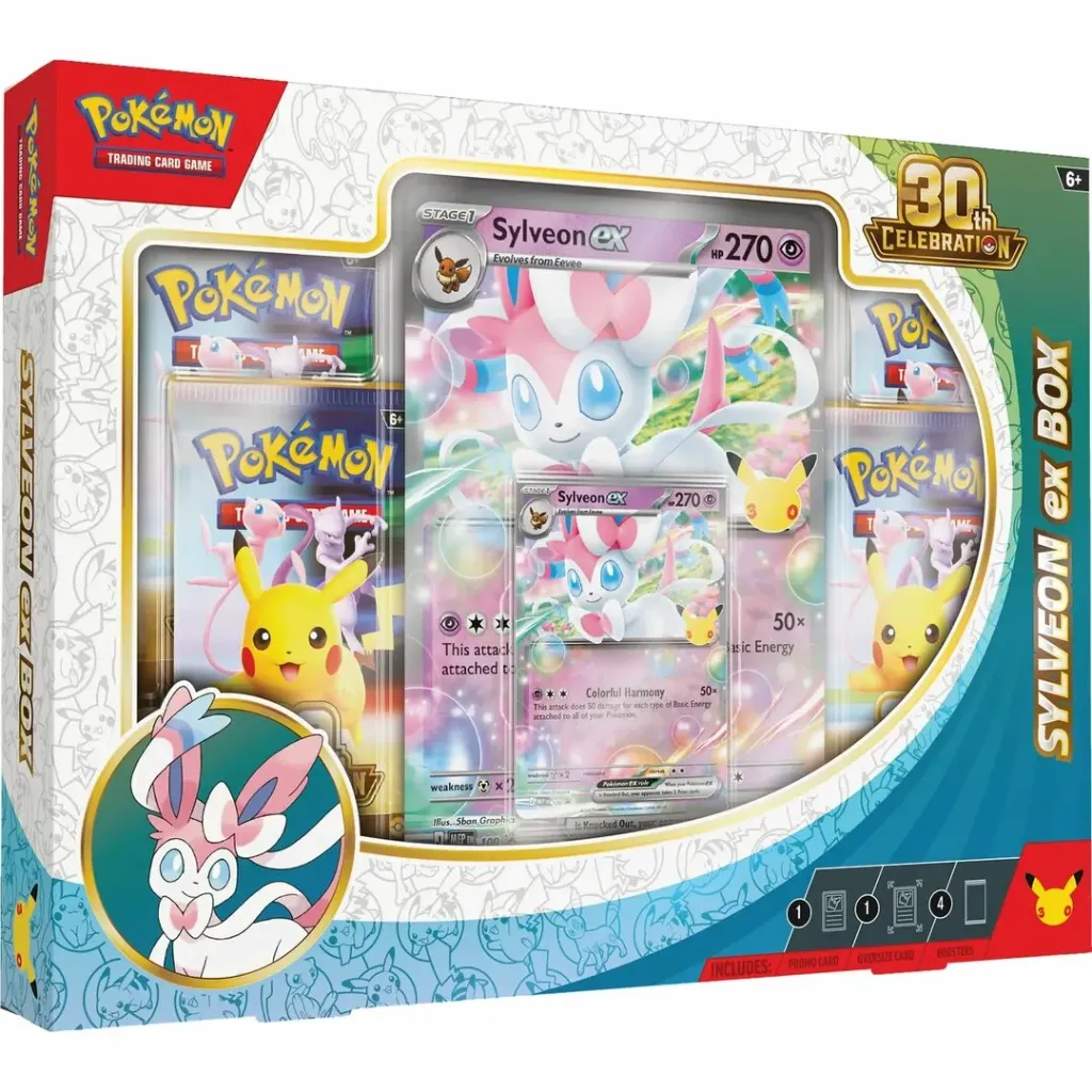 Pokémon 30th Celebration - Sylveon Ex-box