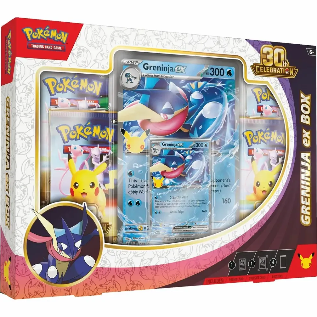 Pokémon 30th Celebration - Greninja Ex-box