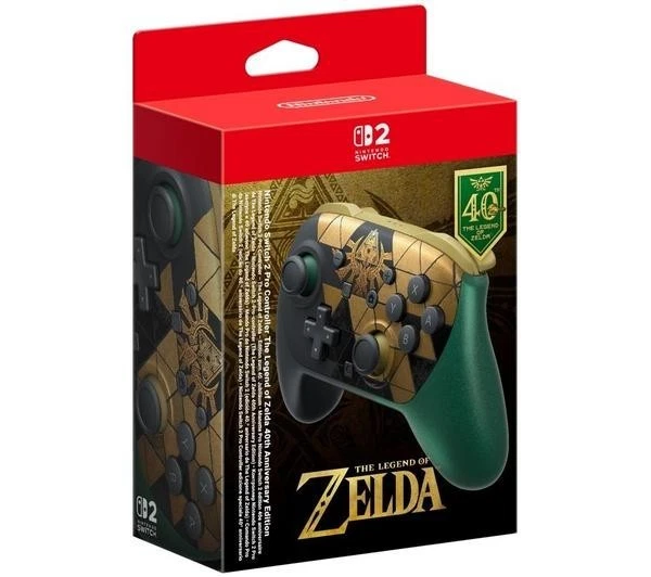 Nintendo Switch 2 Pro Controller Legend Of Zelda 40th Anniversary Edition Pré order