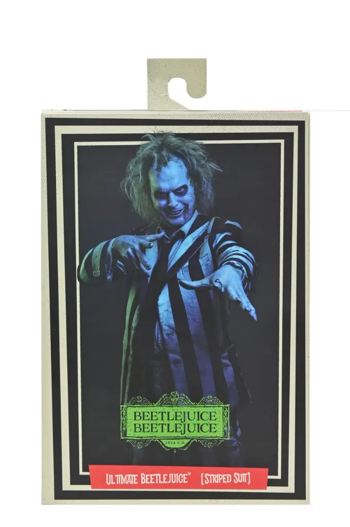 Neca Beetlejuice Action Figure, Ultimate Striped Suit Beetlejuice 18 cm