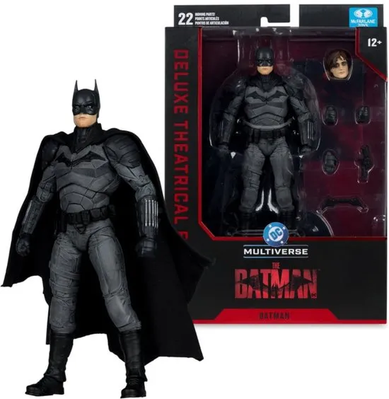 McFarlane Toys- DC Multiverse Batman (The Batman) Action Figure Deluxe - Theatrical Edition