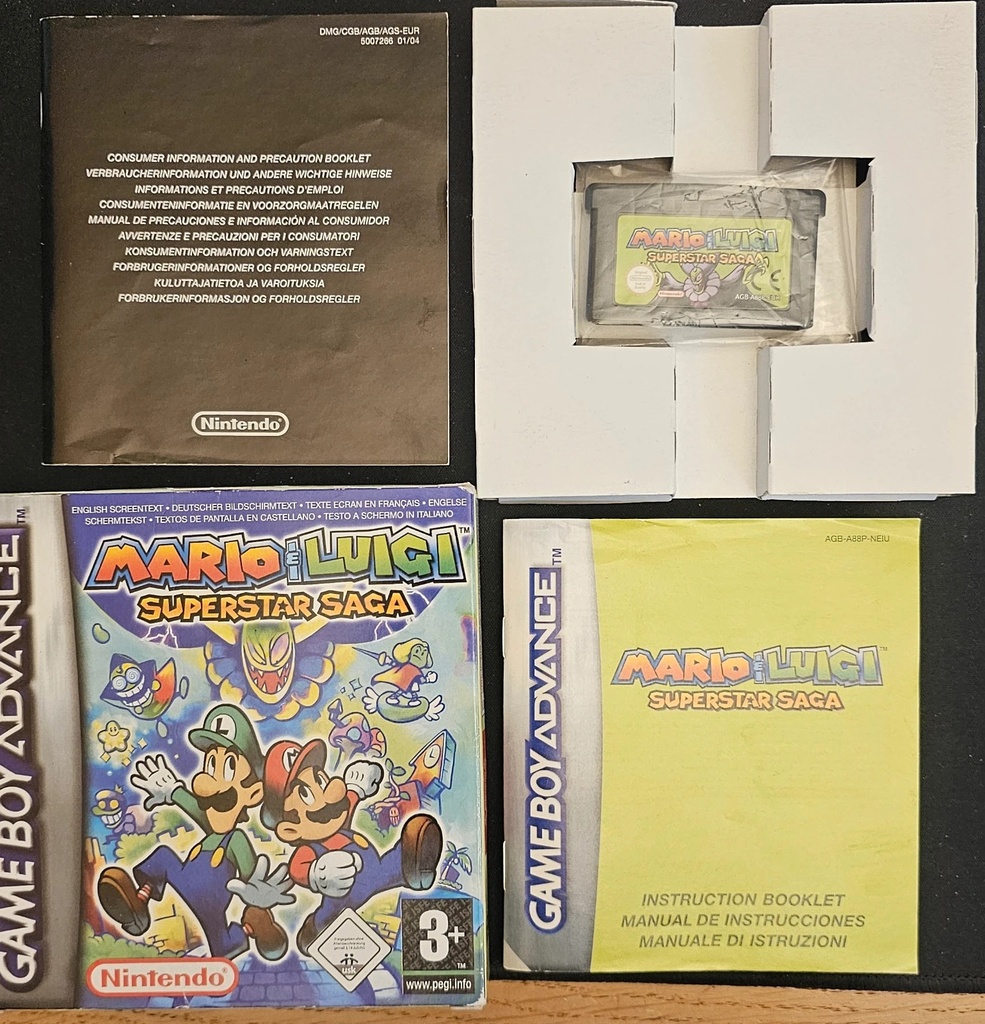 Mario & Luigi: Superstar Saga - compleet in doos (Game Boy Advance)