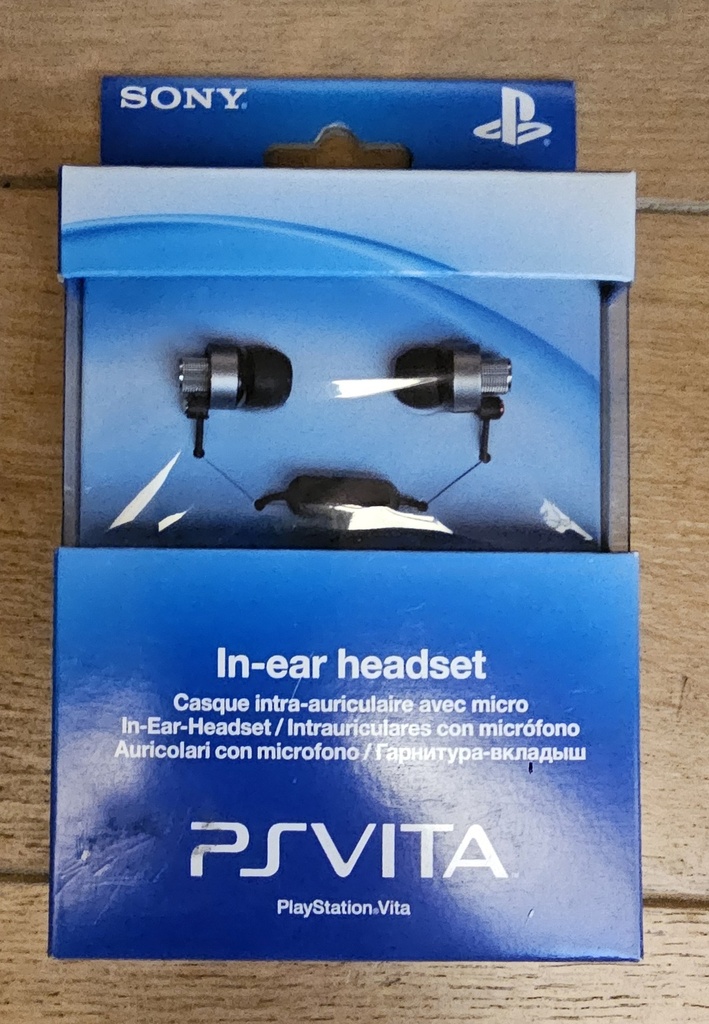 PS Vita In-ear headset met microfoon - nieuw in doos (PlayStation Vita)