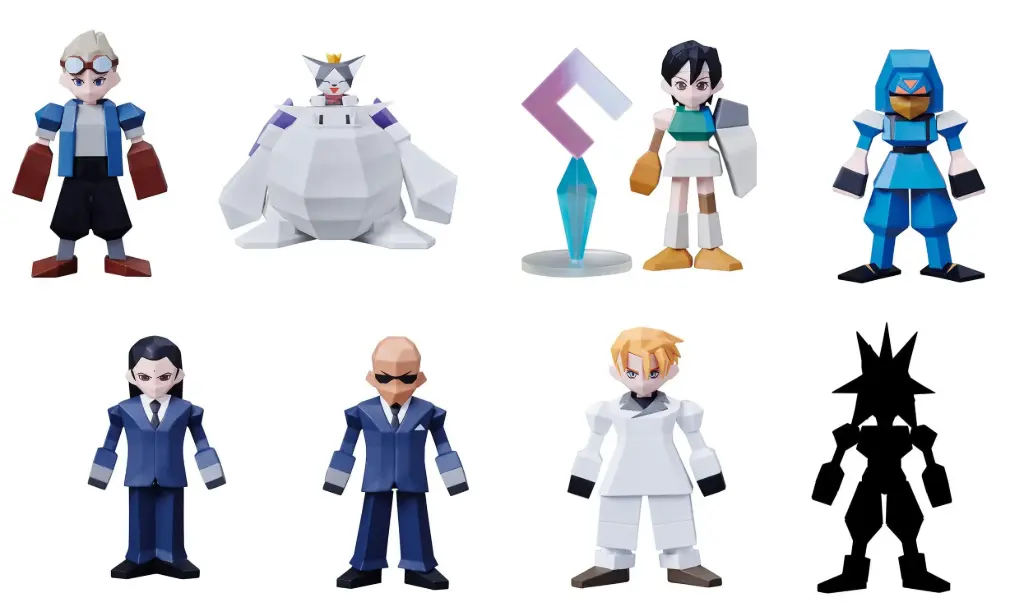 Final Fantasy VII Polygon Figures Vol. 2 - 6cm Assortment (8)