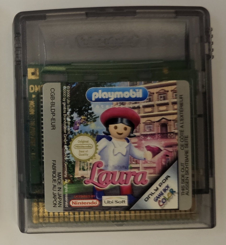 Playmobil Laura - losse cartridge met hoesje (Game Boy Color)