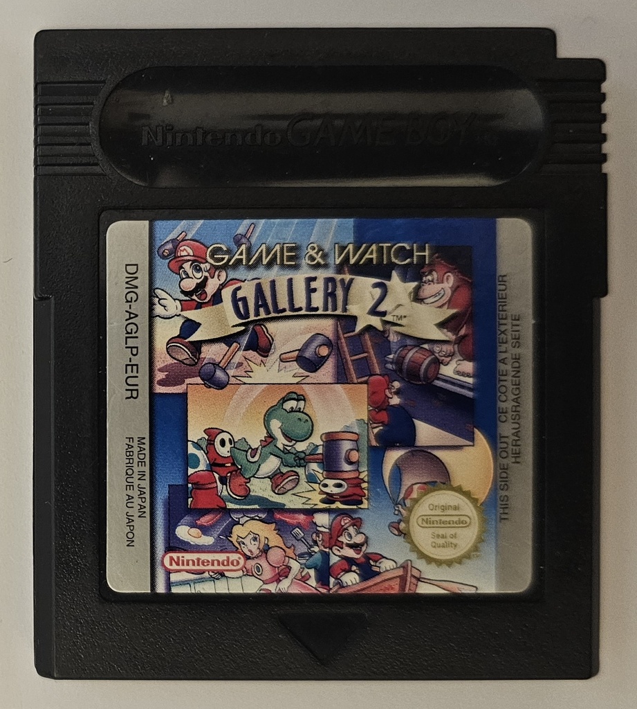 Game & Watch Gallery 2 - losse cartridge met hoesje (Game Boy)