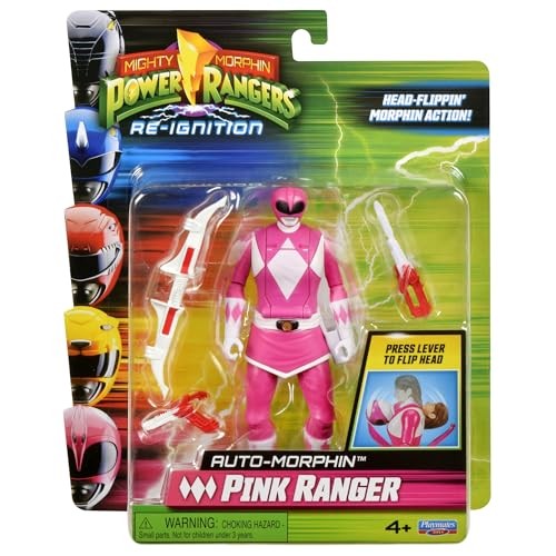 Mighty Morphin Power Rangers Action Figure Auto-Morphin Pink Ranger 12 cm