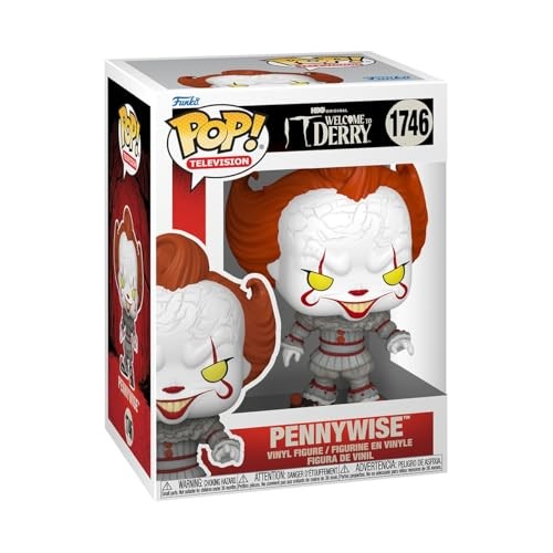 Funko Pop! TV: Welcome to Derry - Pennywise - IT - Collectable Vinyl Figure - Gift Idea - Official Merchandise - Toys for Kids & Adults - Horror Fans