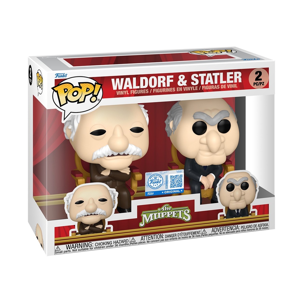 The Muppets -Pop Tv - 2pack  Waldorf and Statler Funko Pop