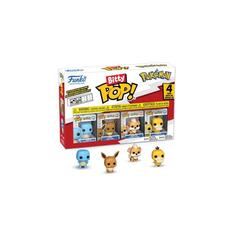 Funko Bitty Pop! Squirtle 4 Pack Mini Vinyl Figures Pokemon