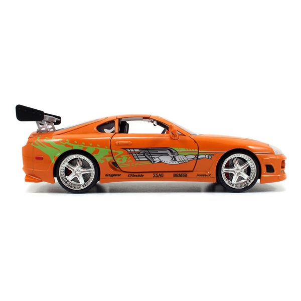 FAST & FURIOUS 2 Fast 2 Furious Brian's 1995 Toyota Supra Sports Die-cast Toy Car 1:24