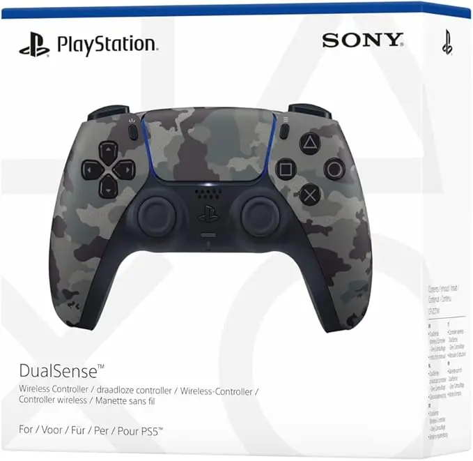 PlayStation DualSense Wireless Controller - Grey Camouflage