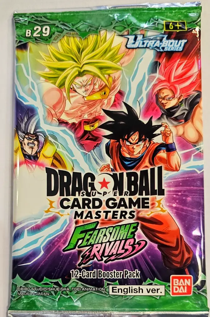 Dragon Ball Super Card Game Masters "Ultra-Bout Series" Set #2 Fearsome Rivals 1x Booster