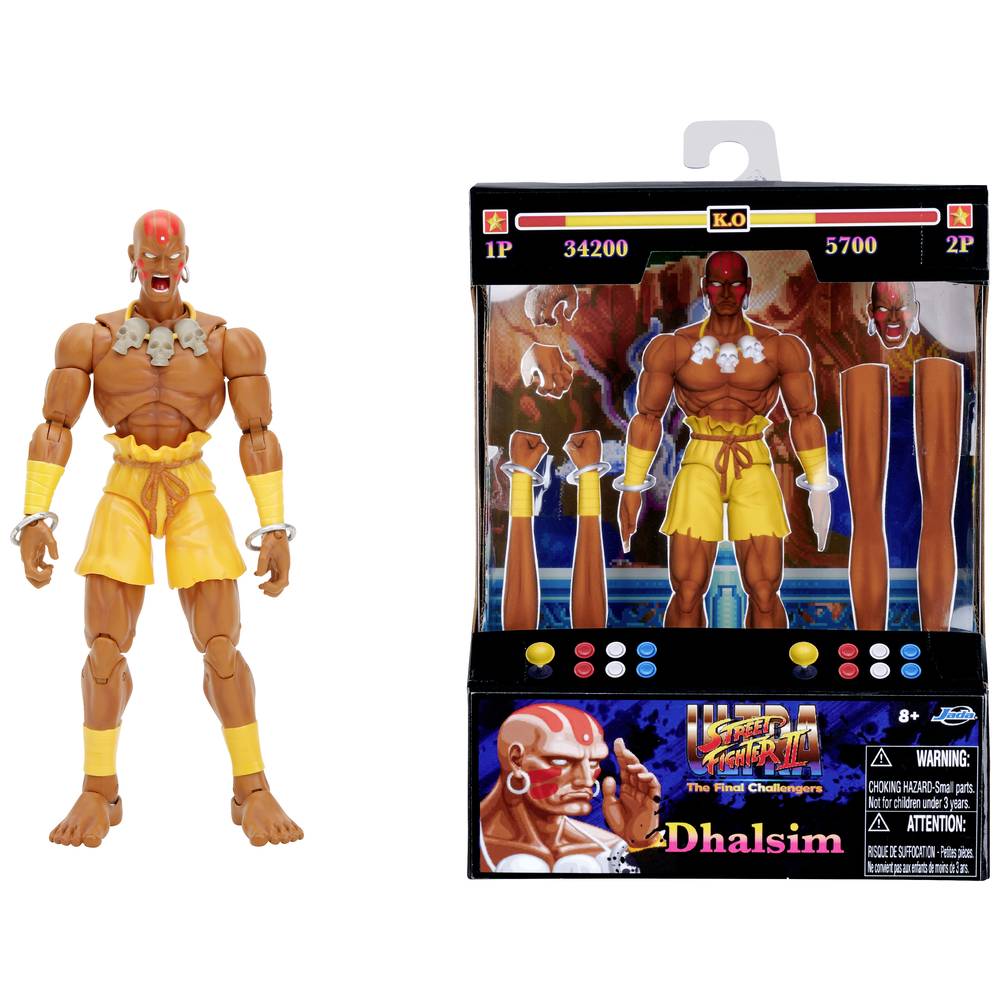 Ultra Street Fighter II: the Final Challengers Action Figure 1/12 Dhalsim 15 Cm