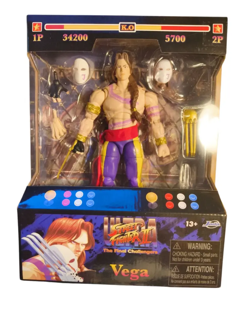 Action Figure Street Fighter Vega 15 Cm