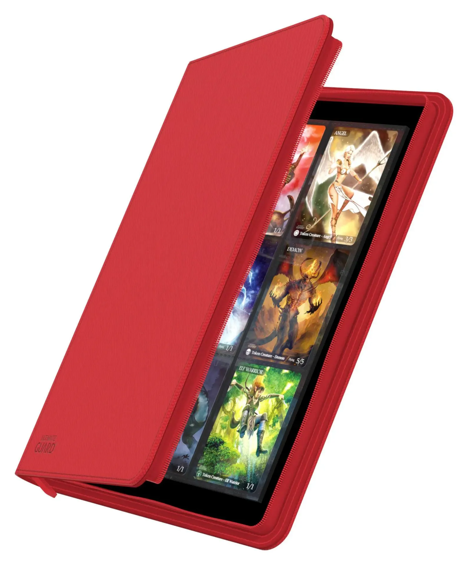 Ultimate Guard - Zipfolio 360 Cards - 18 Pocket XenoSkin (Red)