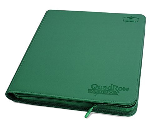 Ultimate Guard - Zipfolio 480 cards - 24 Pocket QuadRow XenoSkin (Green)