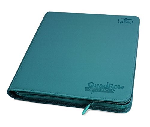 Ultimate Guard - Zipfolio 480 cards - 24 Pocket QuadRow XenoSkin (Petrol Blue)