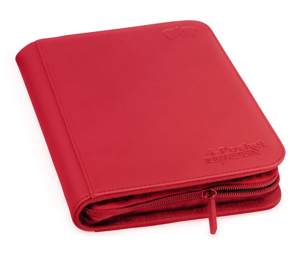 Ultimate Guard - ZipFolio 160 cards - 8 Pocket XenoSkin (Red)