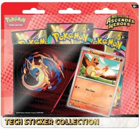 ME 2.5 - Ascended Heroes - Tech Sticker Collection - 3 packs