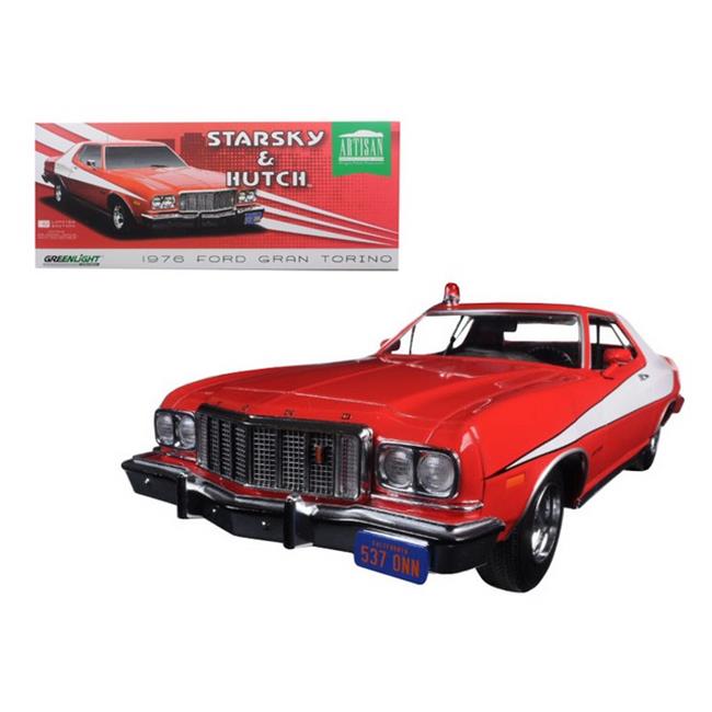 Greenlight 1/18 Scale Starsky & Hutch (1975-79 TV Series) 1976 Ford Gran Torino Die Cast Model