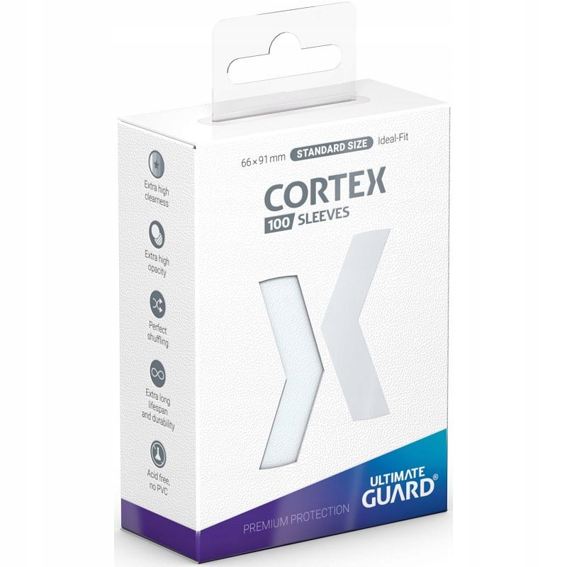 Cortex Sleeves 100pcs - Transparent - Ultimate Guard