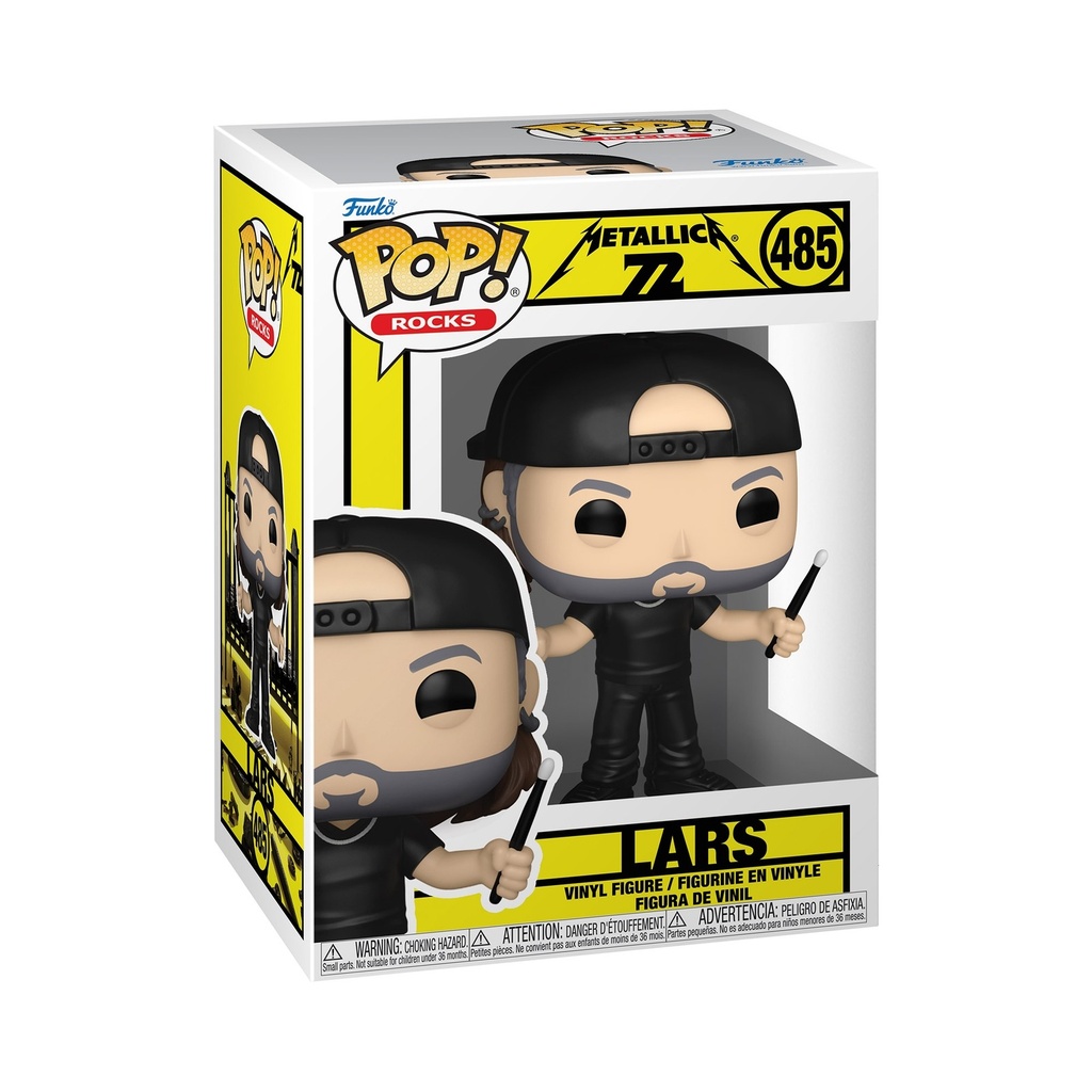 POP Rocks Metallica Lars Funko POP Vinyl