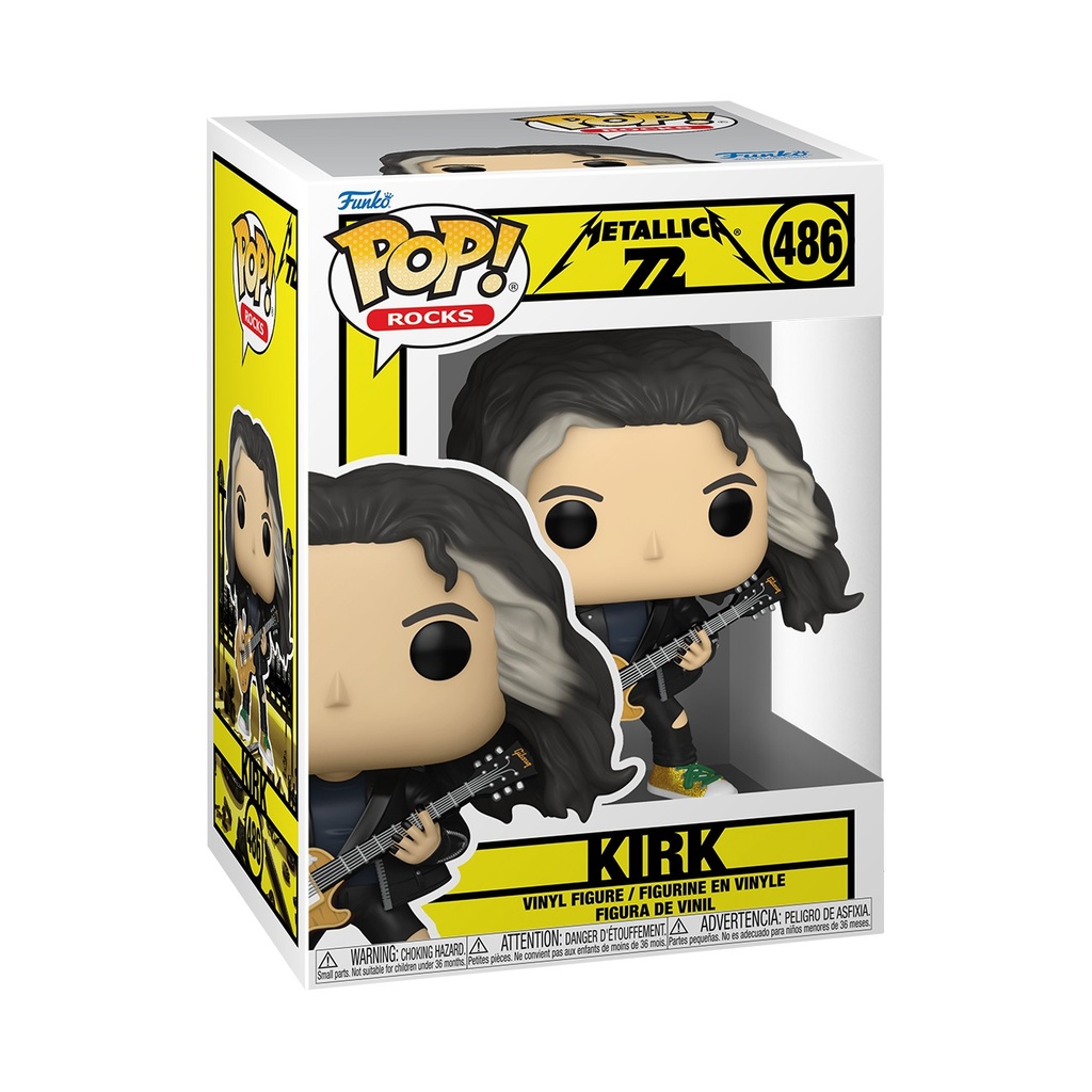 POP Rocks Metallica Kirk Funko POP Vinyl