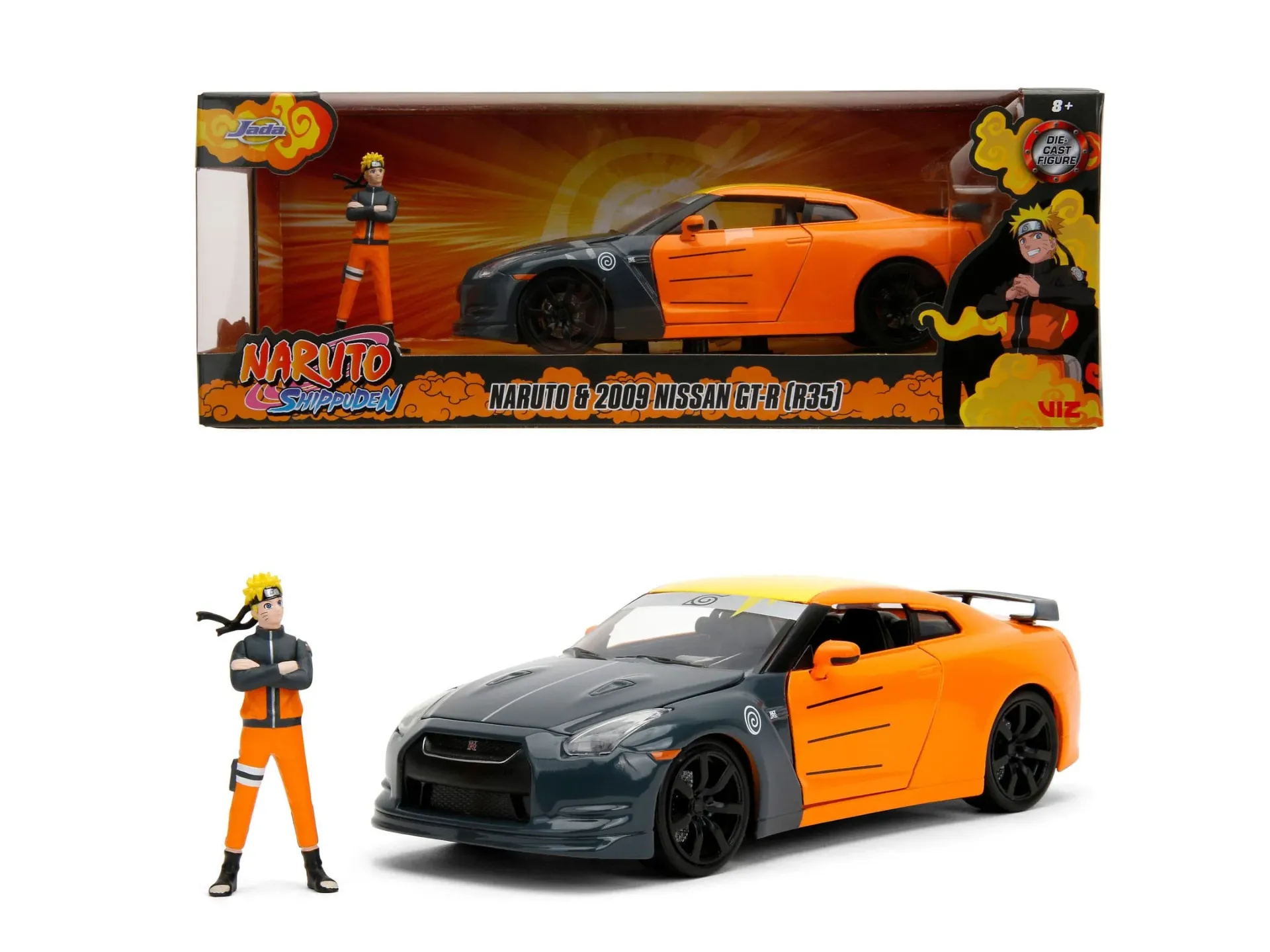 Naruto Shippuden 2009 Nissan GTR 1:24 with Naruto