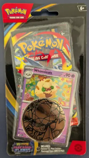 Pokémon: ME02 - Phantasmal Flames Checklane Blister (Whimsicott promo)