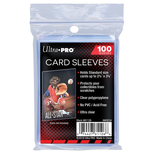Ultra Pro Penny Sleeves – 100 stuks