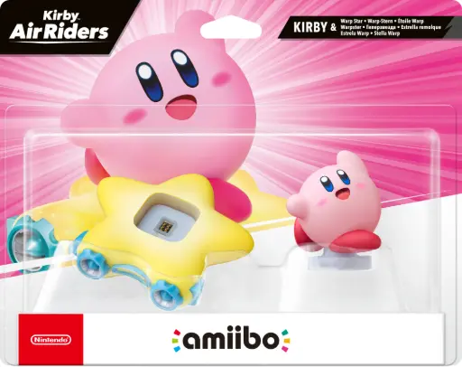 Amiibo Kirby Air Riders - Kirby & Warp Star