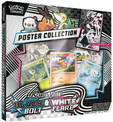 Pokémon TCG Black Bolt & White Flare Poster Collection